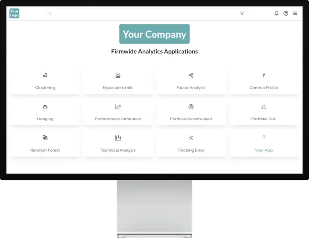 The microQuant firmwide portal: a grid of governed analytics apps